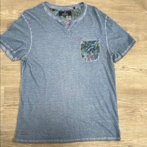 Buffalo David Bitton Blue Short Sleeve Tee
